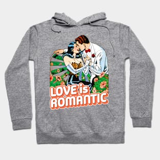 Love Is Romantic Vintage Retro Hoodie